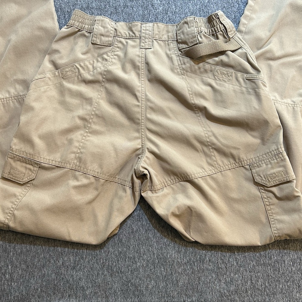 5.11 Tactical Cargo Pants Men's 32 Khaki Utility Outdoor Workwear - Picture 9 of 12